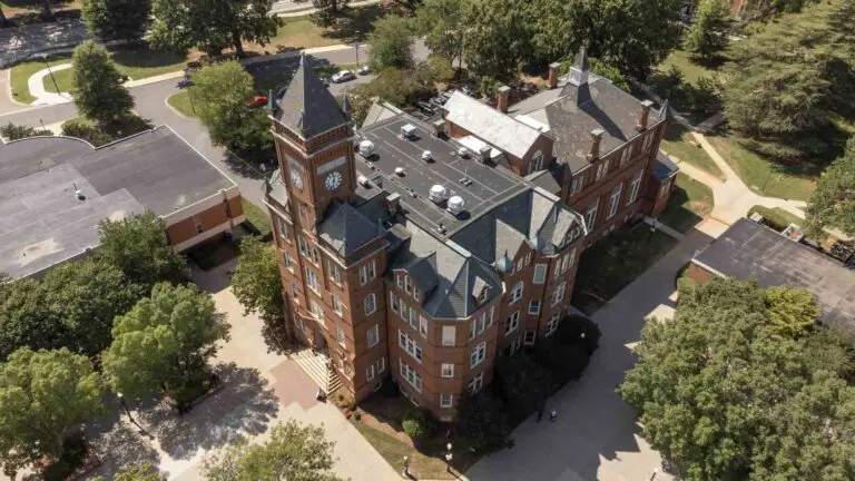 An image of Biddle Memorial Hall.