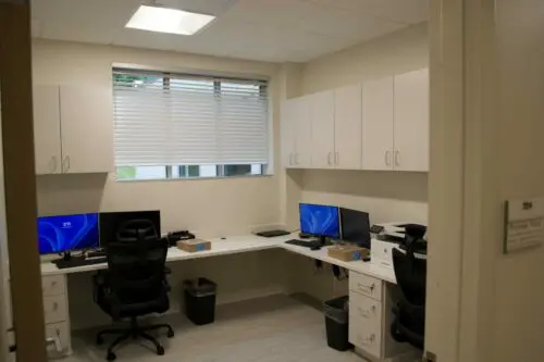 An image of the nurse’s station at the CIHC.