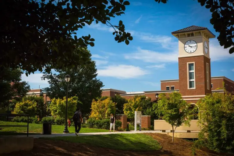 An image of CPCC’s clock tower.