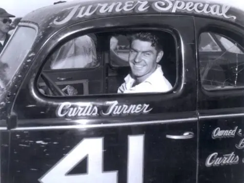 An image of Curtis Tuner in his stock car.