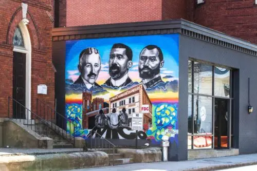 An image of the mural on the side of Studio 229.