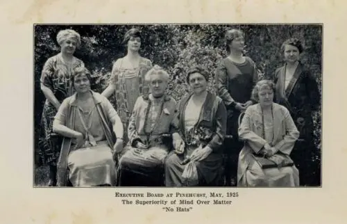 An image of the executive board of the North Carolina Federation of Women’s Club executive board.