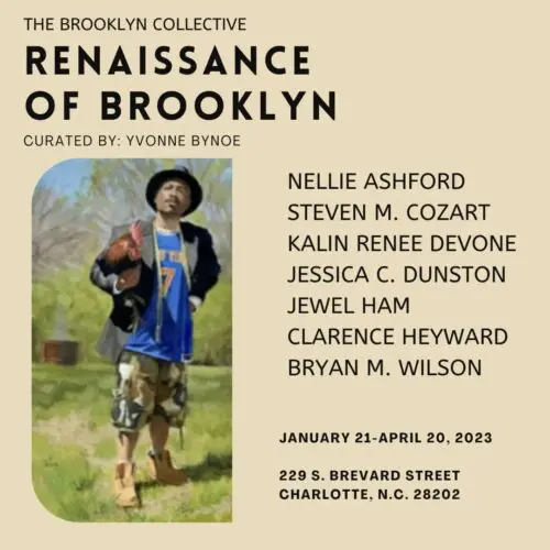 An image of the flyer for the Renaissance of Brooklyn exhibition.