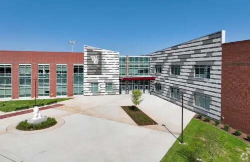 An image of West Charlotte High School’s new building.